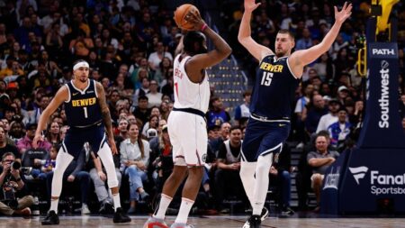 Harden, Powell help Clippers overcome Jokic’s 41 points to beat Nuggets 109-104