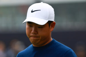 Tom Kim apologizes for breaking locker door after playoff loss on DP World Tour