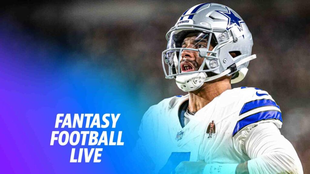 Don’t let Dak Prescott’s season ranking fool you in Week 8 | Fantasy Football Live