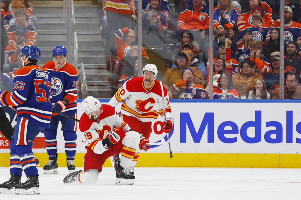 Refs Put Oilers on Tilt, Flames Wind Up Dominating First Battle of Alberta