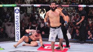 Will undefeated Khamzat Chimaev fight for the belt after beating former champ Rob Whittaker at UFC 308?