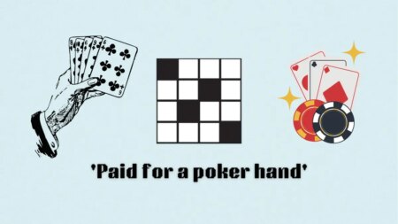 ‘Paid for a poker hand’ NYT Mini Crossword puzzle clue answer and hints