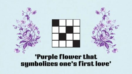 ‘Purple flower that symbolizes one’s first love’ NYT Mini Crossword puzzle clue answer and hints