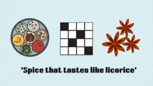 ‘Spice that tastes like licorice’ NYT Mini Crossword puzzle clue answer and hints