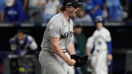 Gerrit Cole tosses playoff gem, shutting down Royals and sending Yankees back to ALCS with 3-1 win