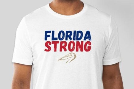 The Annika and Pelican Golf Club team up to create ‘Florida Strong’ T-shirts to support hurricane recovery