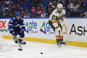 Jack Eichel And Mark Stone Reach Five-Game Point Streaks As The Golden Knights Lose To The Lightning 4-3