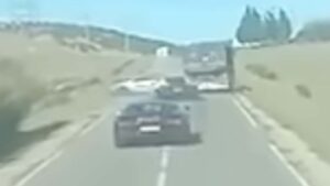 Two Bugatti Chirons Tried to Pass a Truck. They All Crashed