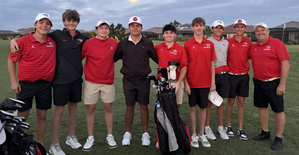 High school roundup: Cardinal Mooney boys golf team edges Lakewood Ranch; Bencomo cards a 35