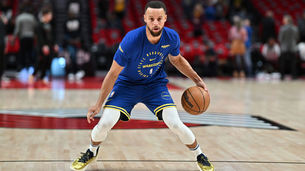 Steph debuts new shoes with nod to Olympics win for Warriors’ opener