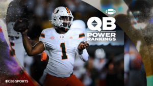 QB Power Rankings: Miami’s Cam Ward rises back to No. 1 amid massive reshuffling after chaotic week