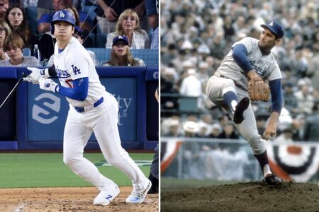 Dodgers equaled a record held by 1965 World Series champs. But that’s where similarities end