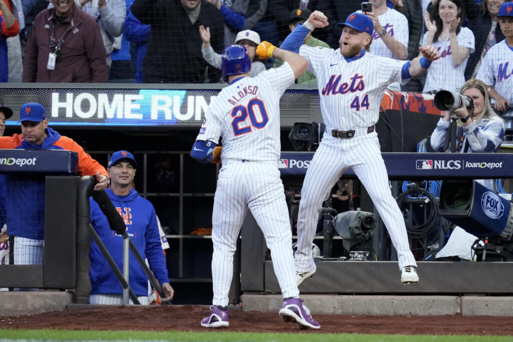 Dodgers vs. Mets: New York bats come alive in Game 5, sending series back to Los Angeles