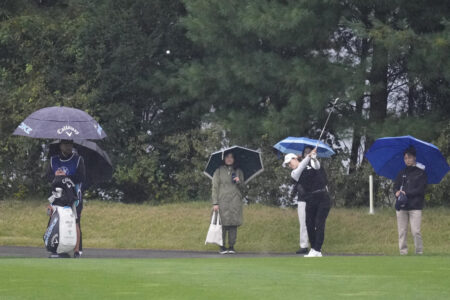 Rain suspends play in BMW Ladies Championship in South Korea with Green in the lead