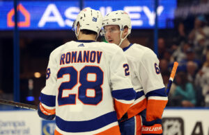 Islanders Alexander Romanov Misses Monday’s Practice Due To Upper-Body Injury