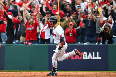 MLB playoffs: Lane Thomas’ grand slam powers Guardians over Tigers in Game 5, into ALCS vs. Yankees