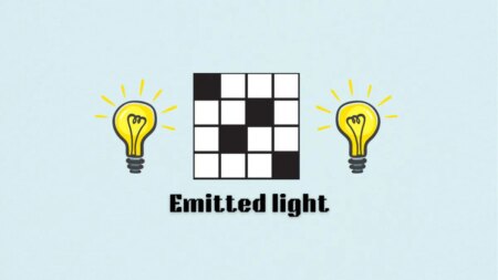 ‘Emitted light’ NYT Mini Crossword puzzle clue answer and hints