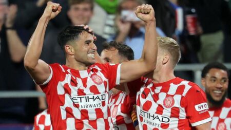 Girona secure first Champions League win