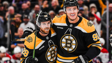 Bruins’ offseason additions play huge role in first win of season