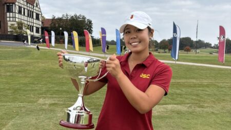 Jasmine Koo did something at East Lake that just one other USC player had before her