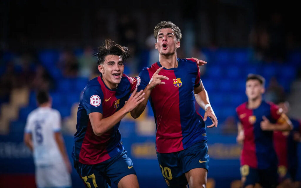 Barcelona’s La Masia duo break records for Spanish youth national teams