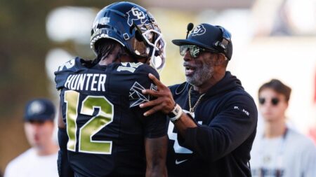 Colorado coach Deion Sanders swats down comparisons to star player Travis Hunter: ‘It’s not me against him’