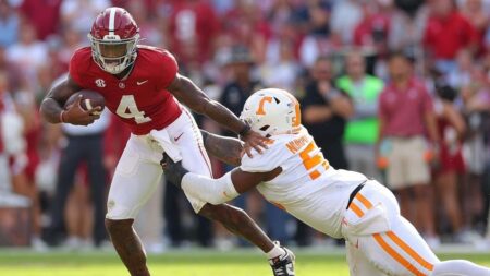 Tennessee vs. Alabama prediction, odds, line: 2024 college football Week 8 picks by proven model