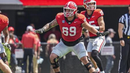 Georgia OL Tate Ratledge expected to be ’emergency option’ in No. 5 Bulldogs game against No. 1 Texas