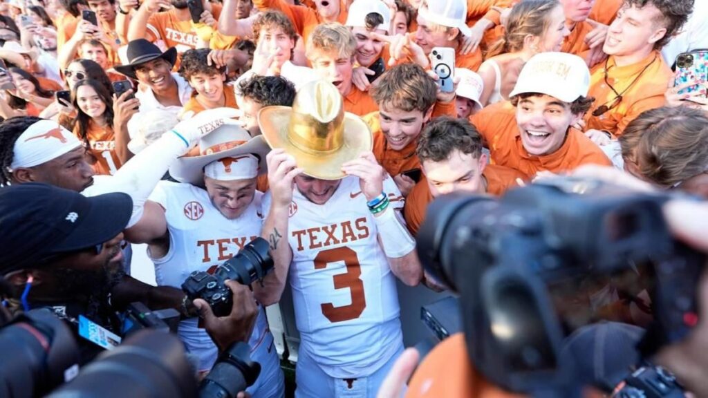 Texas handled business at a championship level in its dominant win over rival Oklahoma