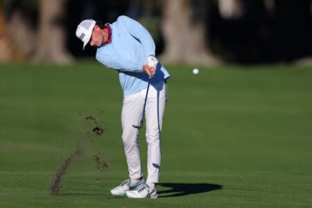 Florida State amateur Luke Clanton once again kicking up his heels at a PGA Tour event