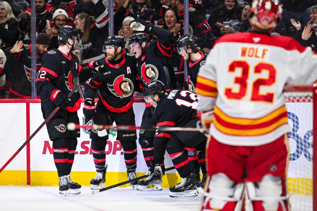 Ottawa Senators Snap A Five Game Skid With A 4-3 Win Over The Calgary Flames