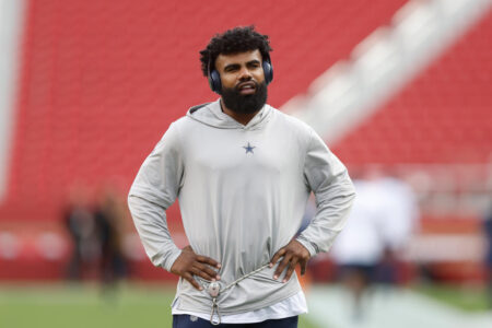 Cowboys RB Ezekiel Elliott will be inactive vs. Falcons for reported disciplinary reasons