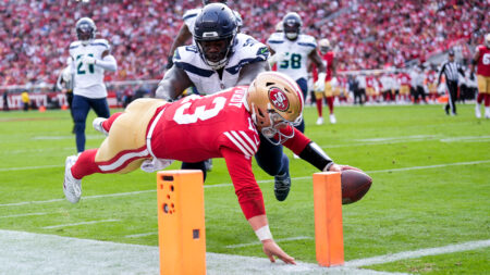 How Purdy matched Kaepernick feat with rushing TD in 49ers’ loss