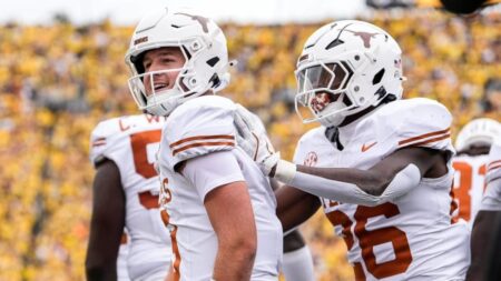 Texas vs. Arkansas prediction, pick, spread, football game odds, where to watch, TV channel, live stream