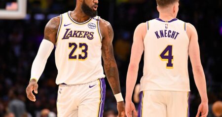 Lakers’ Knecht on LeBron James’ Clutch Play in Win: ‘We Should Get Out of His Way’