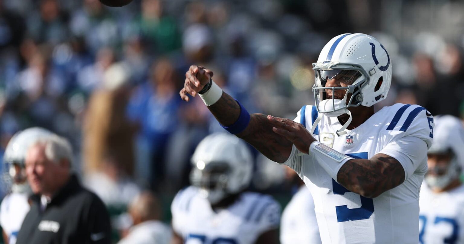 Colts’ Anthony Richardson Says Benching ‘Let Me Relax a Little Bit’ After Jets Win