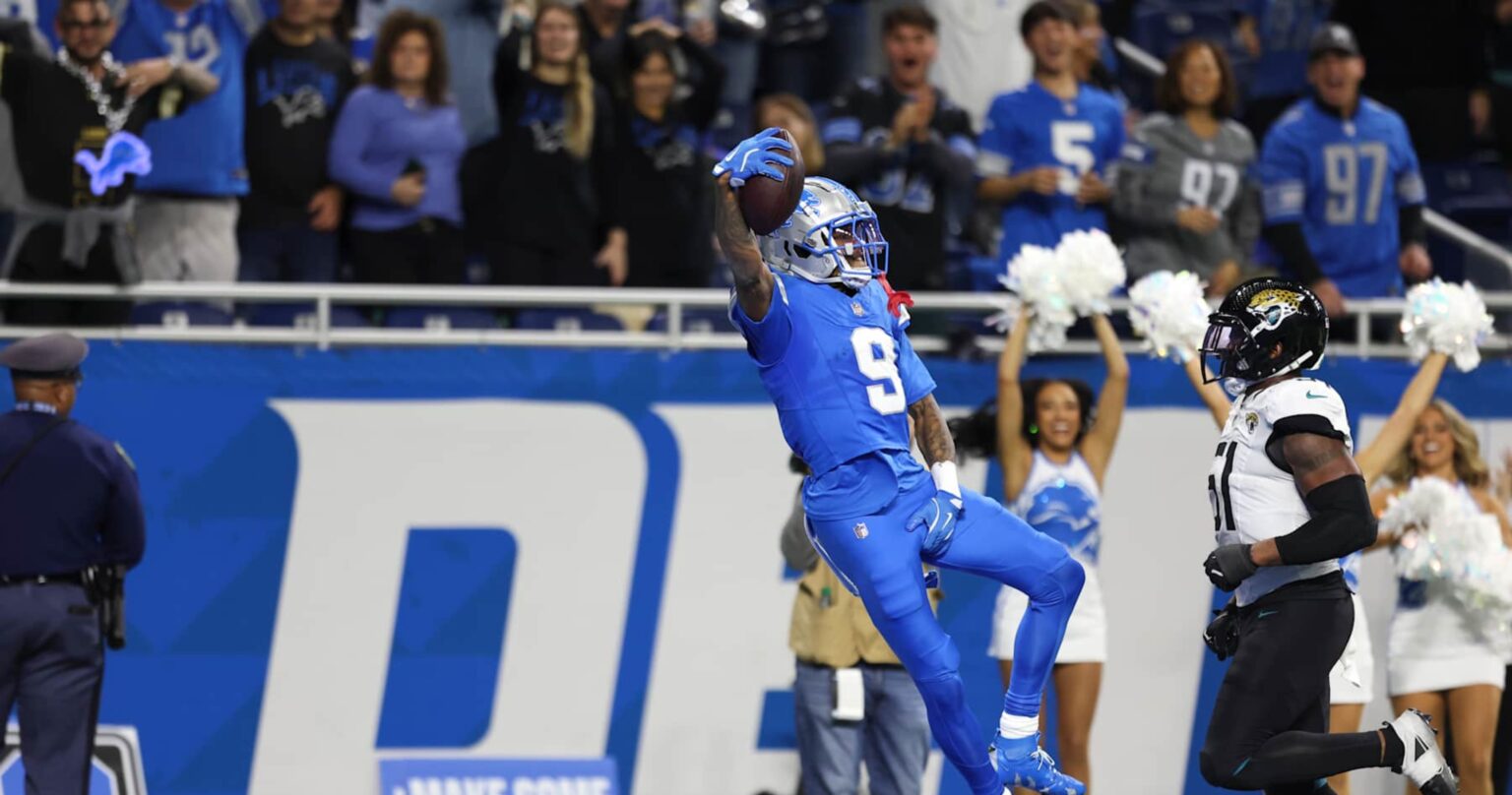 Lions’ Jameson Williams Fined .7K by NFL for Marshawn Lynch TD Celebration