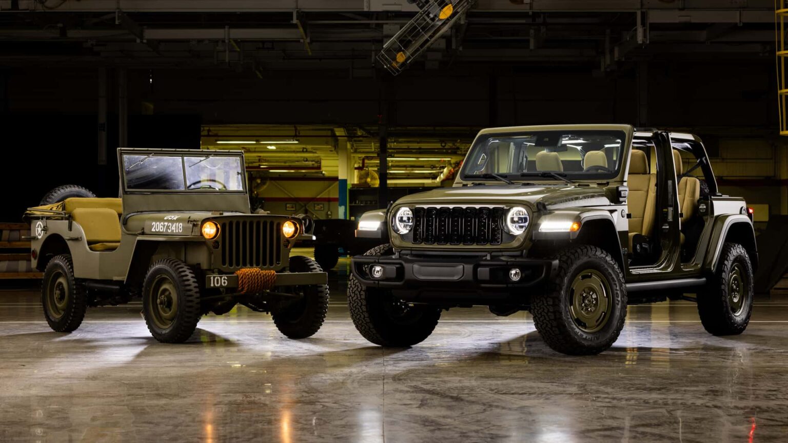 Special Jeep Wrangler Celebrates the 1941 Willys MB