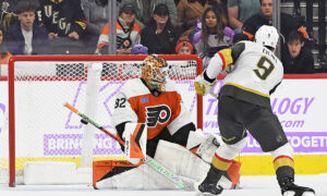 Flyers can’t hold 3-0 lead, fall to Golden Knights in shootout