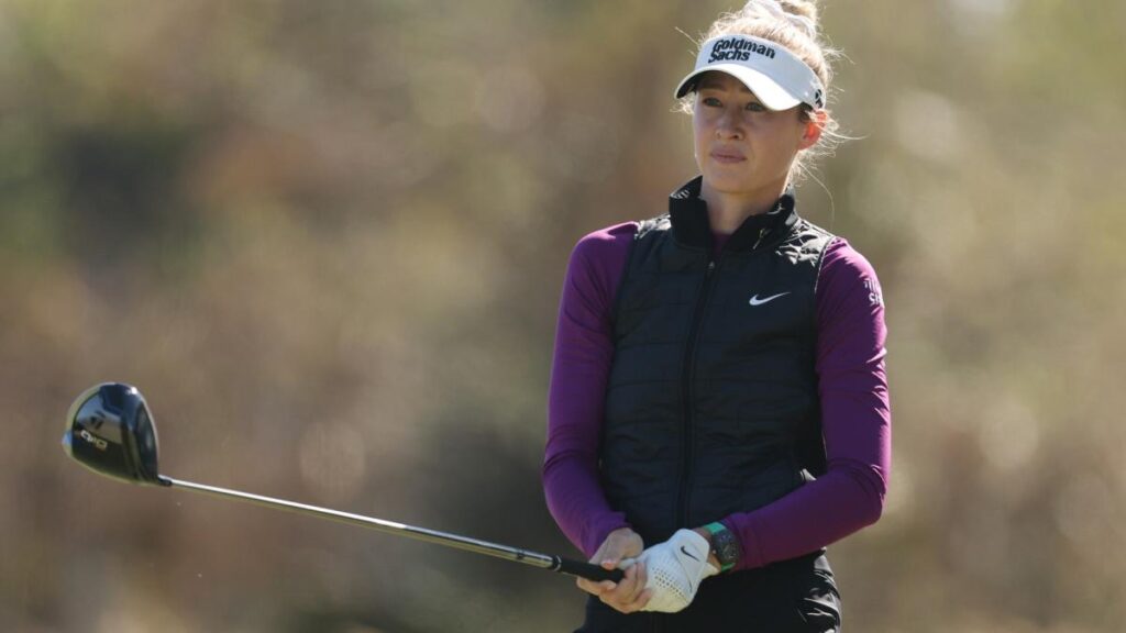 Nelly Korda struggles at CME Group Tour Championship, opens 8 back of leader Narin An