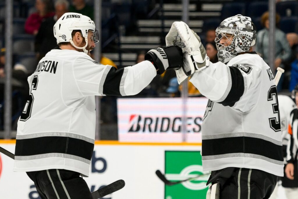 Kuemper, Kings blank Predators in Nashville