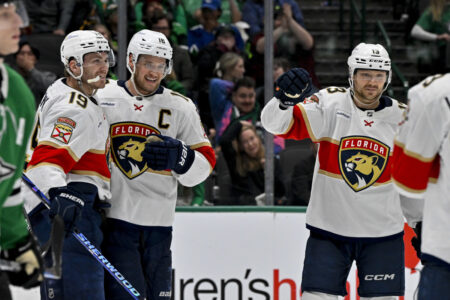 Florida Finns flourish as Panthers take down Stars 6-4 at NHL Global Series