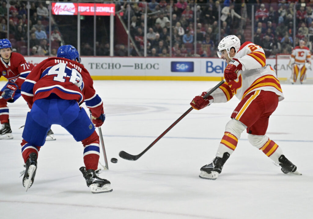 Matt Coronato the Hero in Flames’ OT Win Over the Canadiens