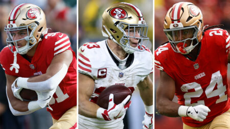 McCaffrey, Shanahan explain 49ers’ lack of RB rotation