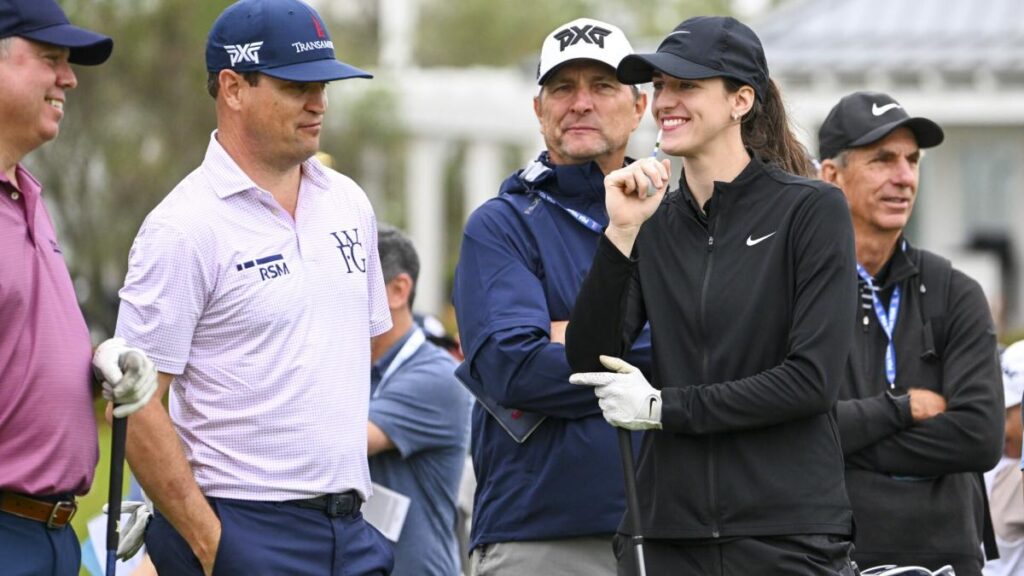 Images and highlights from Caitlin Clark and Tom Brady at RSM Classic pro-am