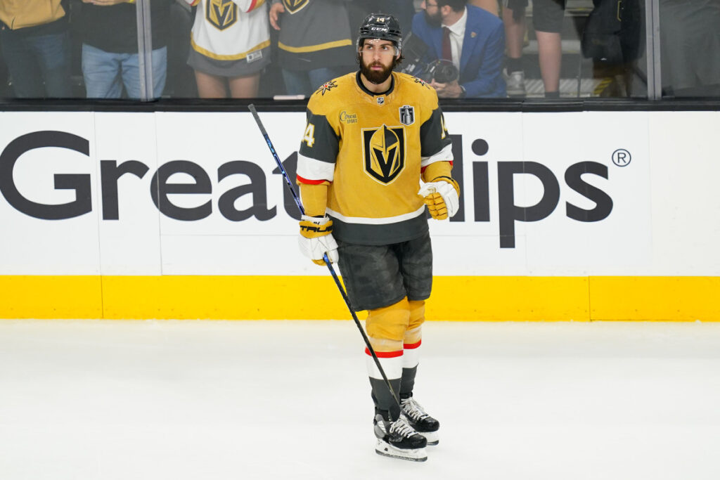 Golden Knights Defenseman Returns To Practice In Non-Contact Jersey