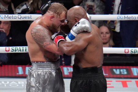 Jake Paul beats Mike Tyson on points in controversial boxing match