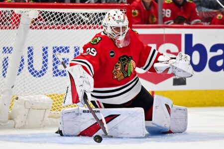 Blackhawks Recall Talented Goalie Prospect From AHL