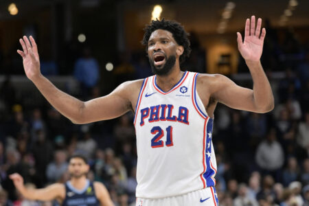 Joel Embiid missing 2 games for 76ers to manage, treat left knee swelling