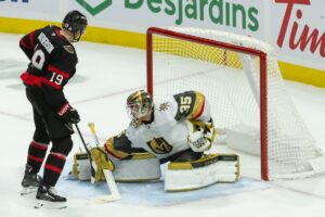 ‘I Guess They Had A Little Duel Going’: Knights’ Ilya Samsonov Exacts Some Revenge On Senators’ Linus Ullmark